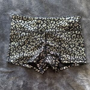 Wodbottom Leopard Print CrossFit Workout Shorts 2.5”